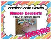 NumberBraceletPracticePagessets