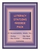 LiteracyStationCenterFreebiesPackstationssheetsforstations