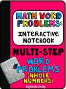 InteractiveMathNotebookWordProblemsMultiStepWholeNumbers