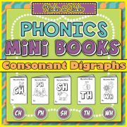 MakeTakePhonicsMiniBooksConsonantDigraphs