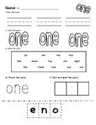 NumberWordWorksheets