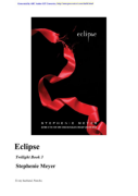 meyer, stephenie - twilight series, book 3 - eclipse