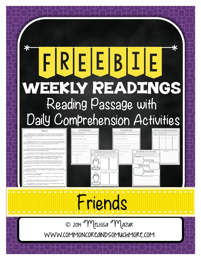 WeeklyCloseReadingFREEBIEFriends