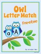 OwlLetterMatchFreebieforPreschoolandEarlyChildhood