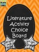 LiteratureActivityChoiceBoardrdthGrades