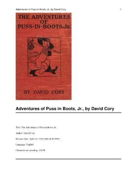 The Adventures of Puss in Boots, Jr.