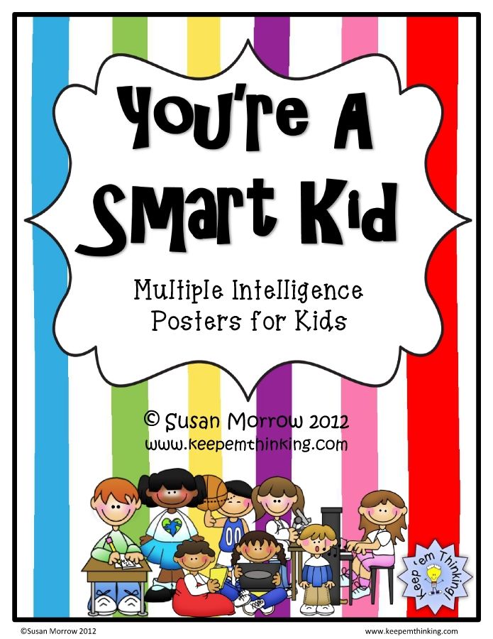 YoureaSmartKidMultipleIntelligencePostersforKids