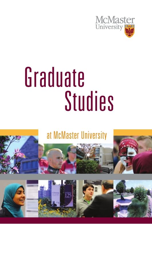 McMaster University Graduate_Studies_McMaster_2012-13