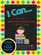 ICanSimpleDailyAssessmentsfortheFirstWeek