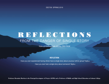 Reflections on the Danger of a Single Story