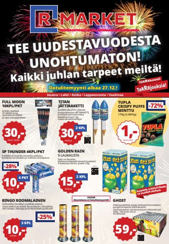 R-Market Uusi vuosi