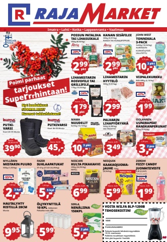 RajaMarketin lokakuun tarjouslehti 2025