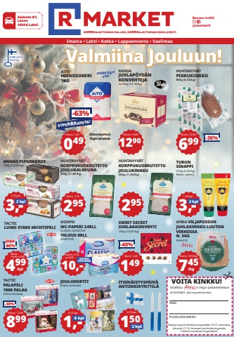 R-market Joulukuun tarjoukset