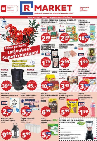 R-Marketin lokakuun tarjouslehti 2025