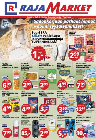 Rajamarket syyskuu