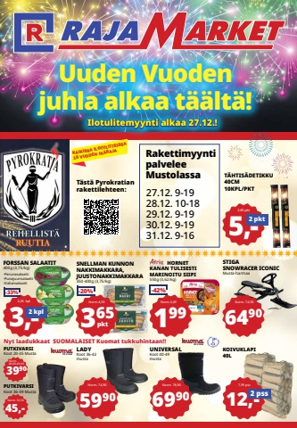 Uudenvuoden tarjoukset Mustola