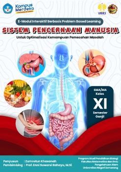 E-MODUL INTERAKTIF BERBASIS PBL SISTEM PENCERNAAN MANUSIA