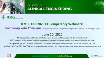 CED Webinar outline: Partnering with Clinicians