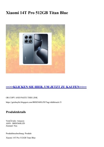 3700 xiaomi 14t pro 512gb titan blue