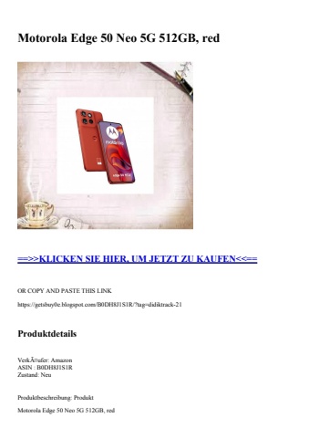 9027 motorola edge 50 neo 5g 512gb  red