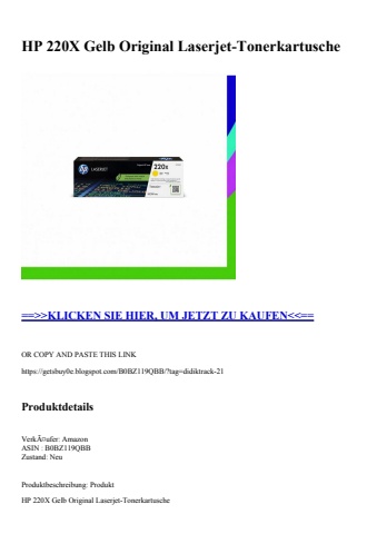 8263 hp 220x gelb original laserjet-tonerkartusche