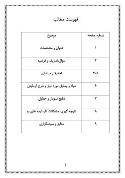 گزارش کتبی - محیا سادات سبزه