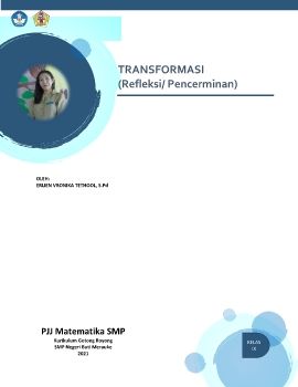 e_Book TRANSFORMASI (Refleksi atau Pencerminan)