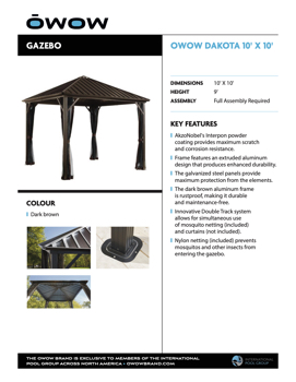 OWOW Sell sheets • Gazebos