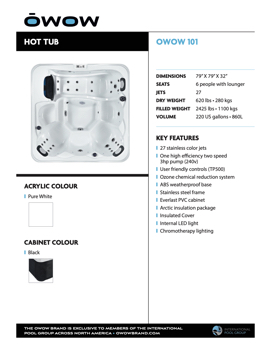 OWOW Sell sheets • Hot tubs