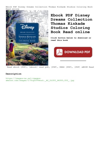 ebook pdf  disney dreams collection thomas kinkade studios coloring book read online