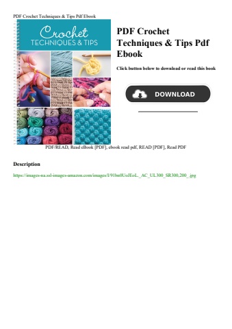 pdf crochet techniques & tips pdf ebook