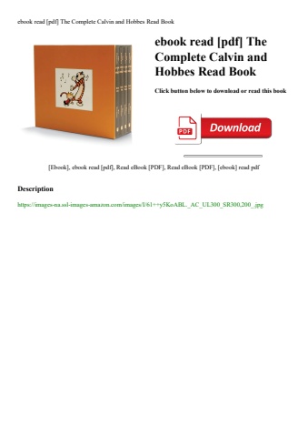 ebook read [pdf] the complete calvin and hobbes read book