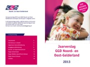 Jaarverslag GGD Noord- en Oost-Gelderland 2013