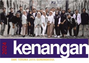 Template desain buku kenangan SMK TJ 