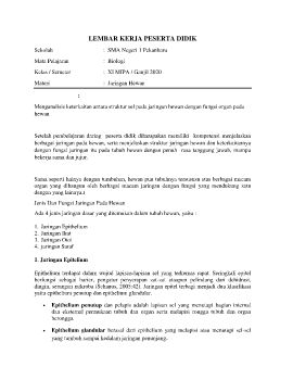 LKPD GERAK I (Tulang)