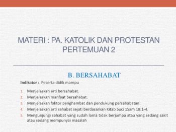 MATERI : PA. KATOLIK SEMESTER 2, Jan. 2021