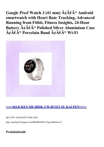 5968 google pixel watch 3  41 mm  ã¢â€â“ android smartwatch with heart rate tracking  advanced running f