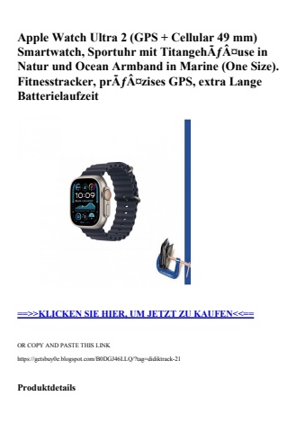 1570 apple watch ultra 2  gps   cellular 49 mm  smartwatch  sportuhr mit titangehãƒâ¤use in natur und oc