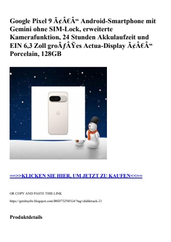 1197 google pixel 9 ã¢â€â“ android-smartphone mit gemini ohne sim-lock  erweiterte kamerafunktion  24 st