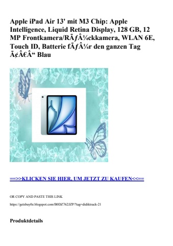 4317 apple ipad air 13' mit m3 chip  apple intelligence  liquid retina display  128 gb  12 mp frontkamer