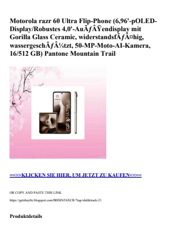 9102 motorola razr 60 ultra flip-phone  6 96'-poled-display robustes 4 0'-auãƒâÿendisplay mit gorilla gl