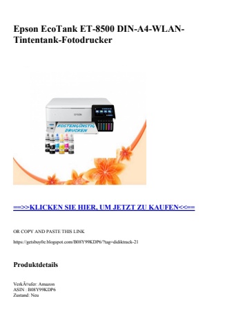 9802 epson ecotank et-8500 din-a4-wlan-tintentank-fotodrucker