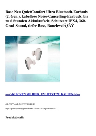 2564 bose neu quietcomfort ultra bluetooth-earbuds  2