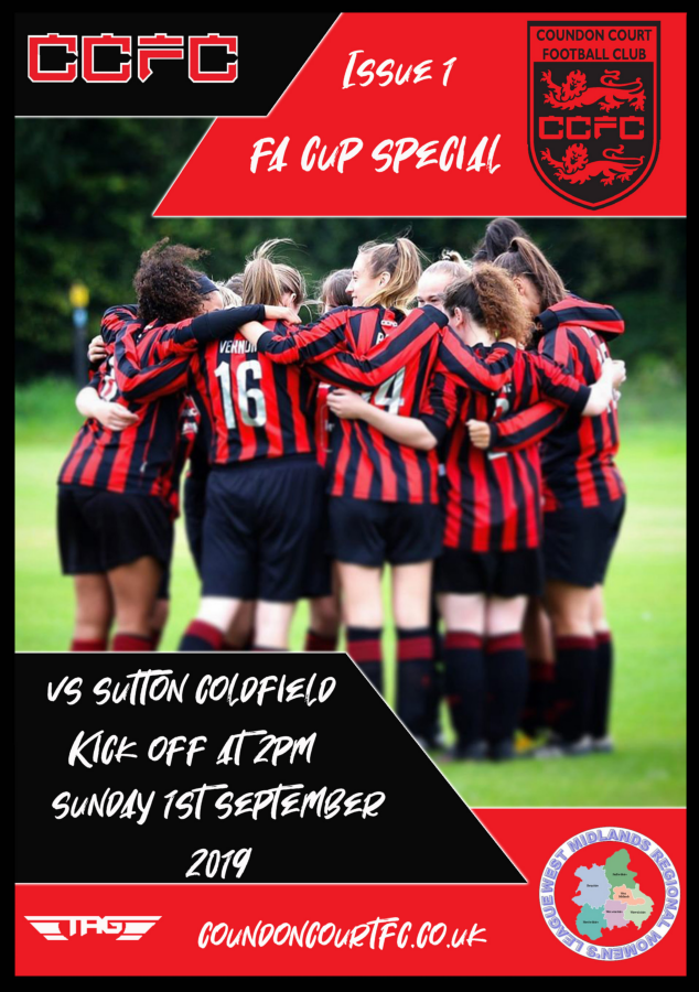 Coundon Court Match-Day Programme (FA Cup 01/09/19)