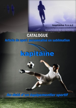 catalogue article de sport personnalisé kf