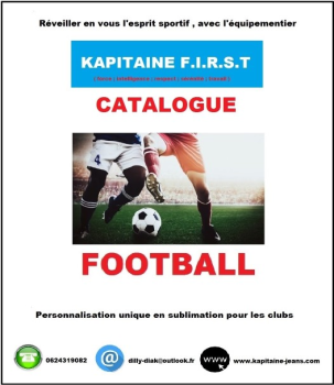 brochure de football.