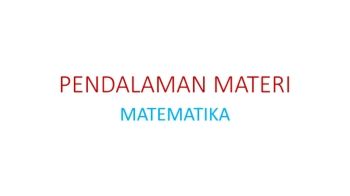 PENDALAMAN MATERI-Book 1