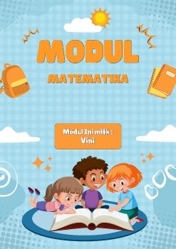 Biru Ilustrasi Lucu Cover Modul Pembelajaran Siswa Dokumen A4