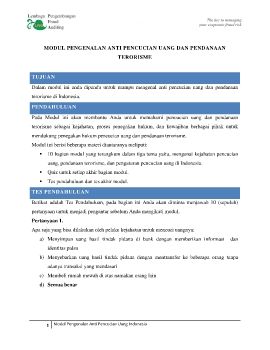 Modul 1 Pengenalan Anti Pencucian Uang Indonesia