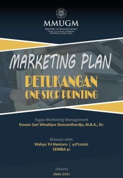 Marketing Plan - Petukangan One Stop Printing